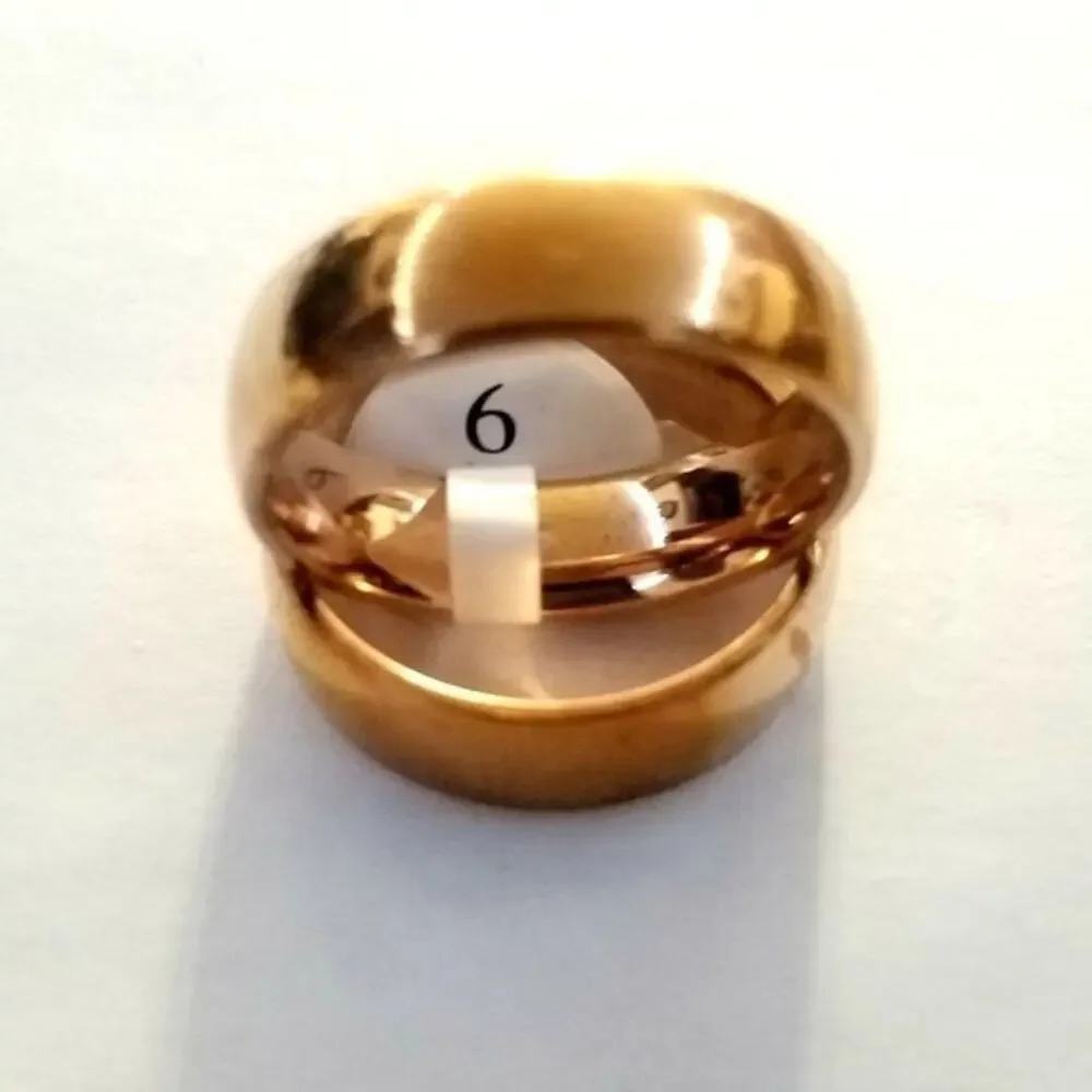 New rose gold tone stainless steel size‎ 12